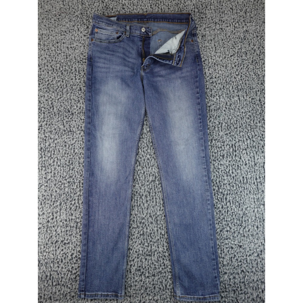 Levis 511 Slim Fit Jeans Mens 34x34‎ Blue Denim Medium Wash Straight Leg